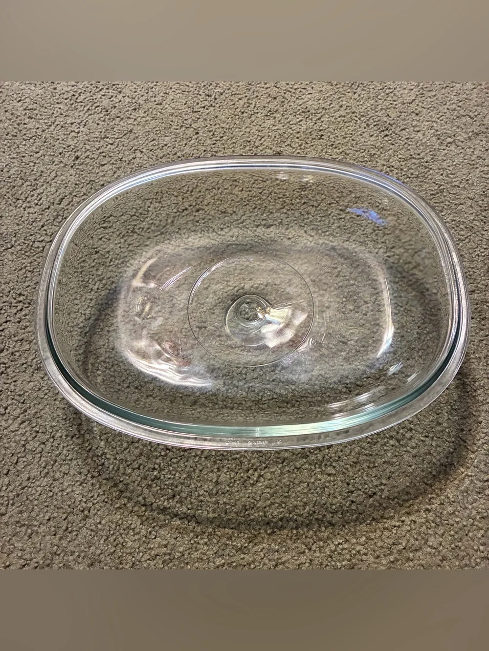 Replacement Pyrex Oval Glass Lid Inner Lip 11 3/4 Pyrex F 14 C for Slow Cooker